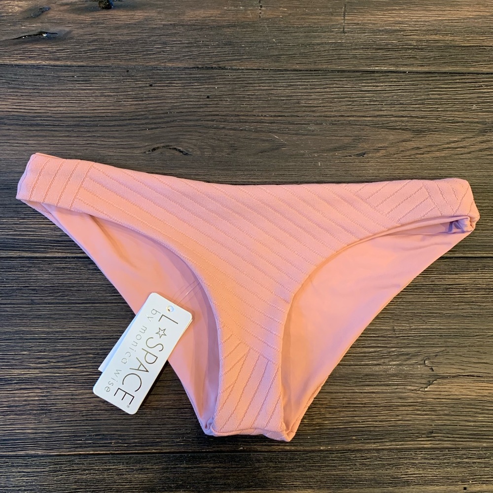 LSpace textured pattern bikini bottoms